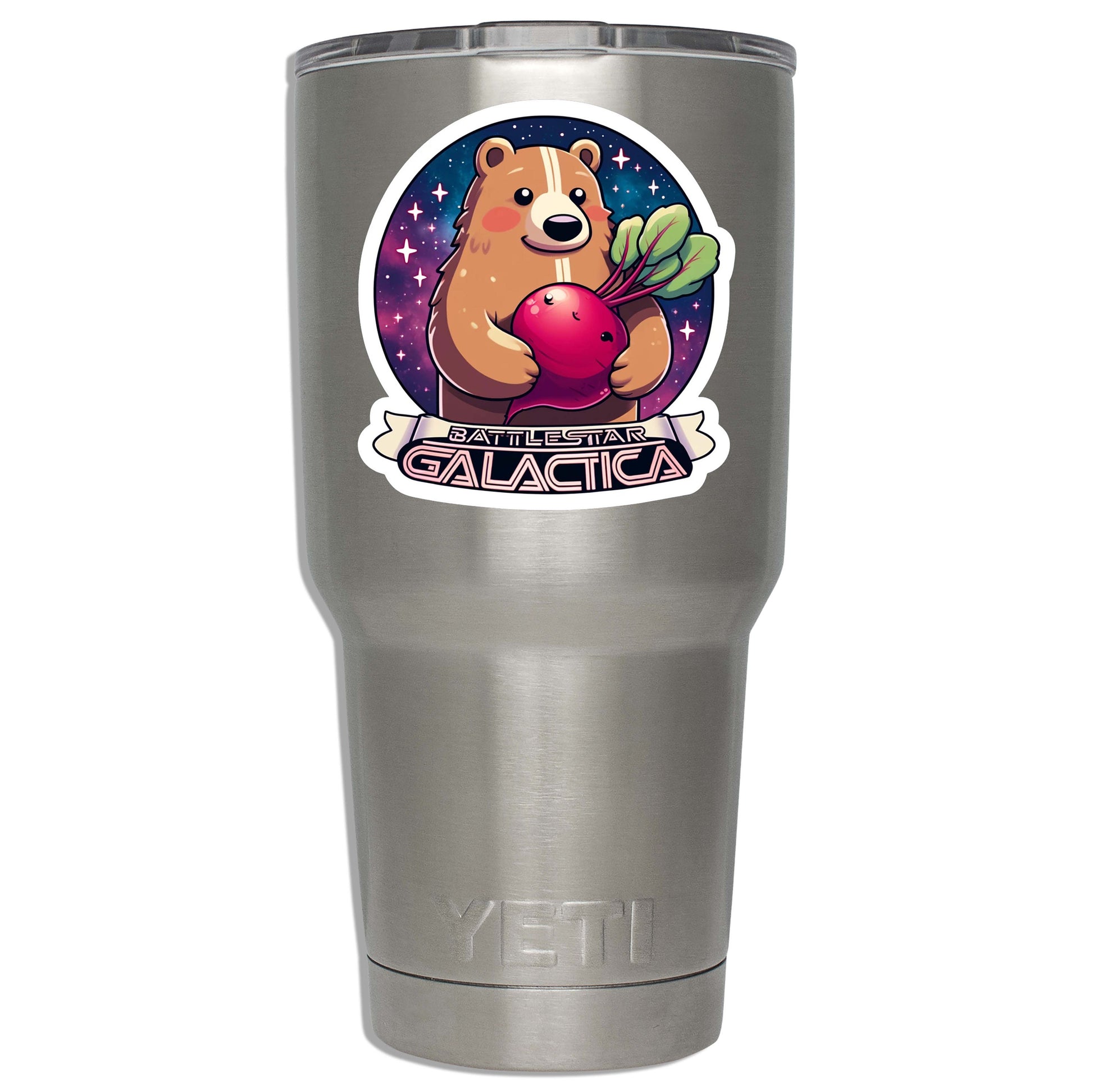 Bears Beats Battlestar Vinyl Sticker | Funny Dwight and Jim Quote Decal for Laptop, Water Bottle, Journal, Car | The Office Fan Gift