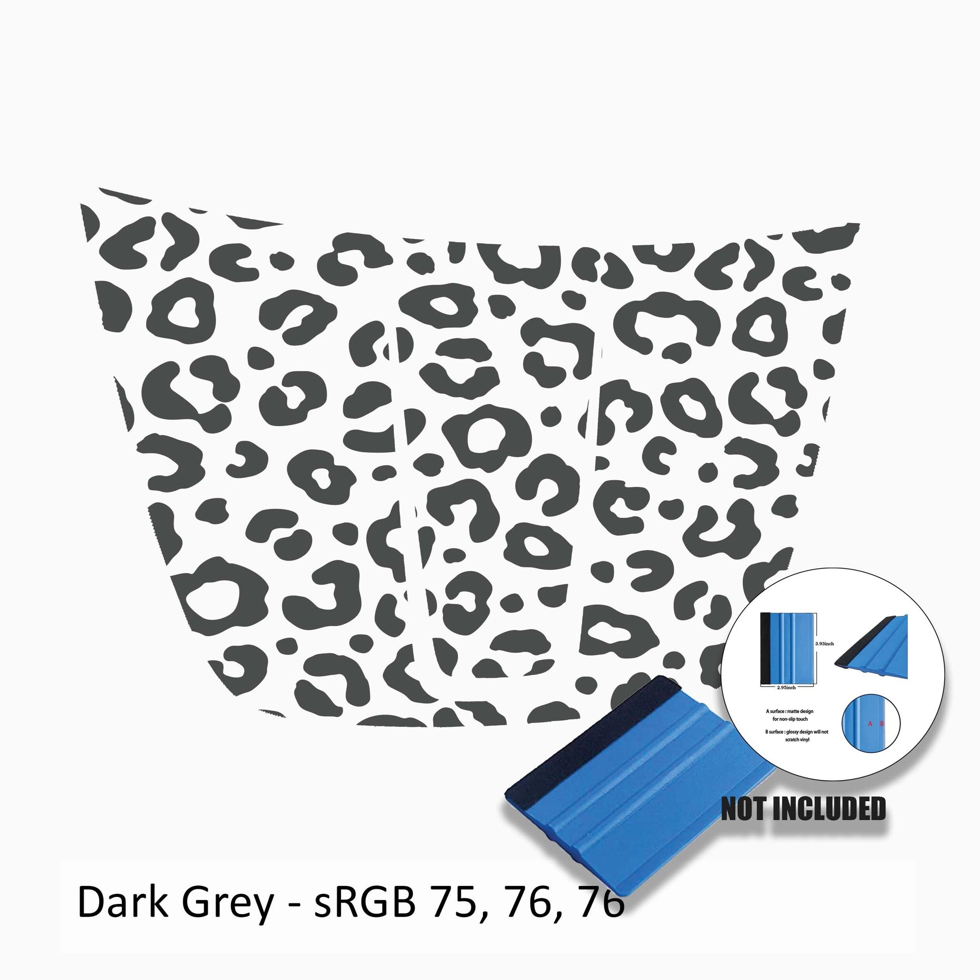 WK Leopard Print Vinyl Hood Graphic - Fits 2011-2022 Jeep Grand Cherokee WK2