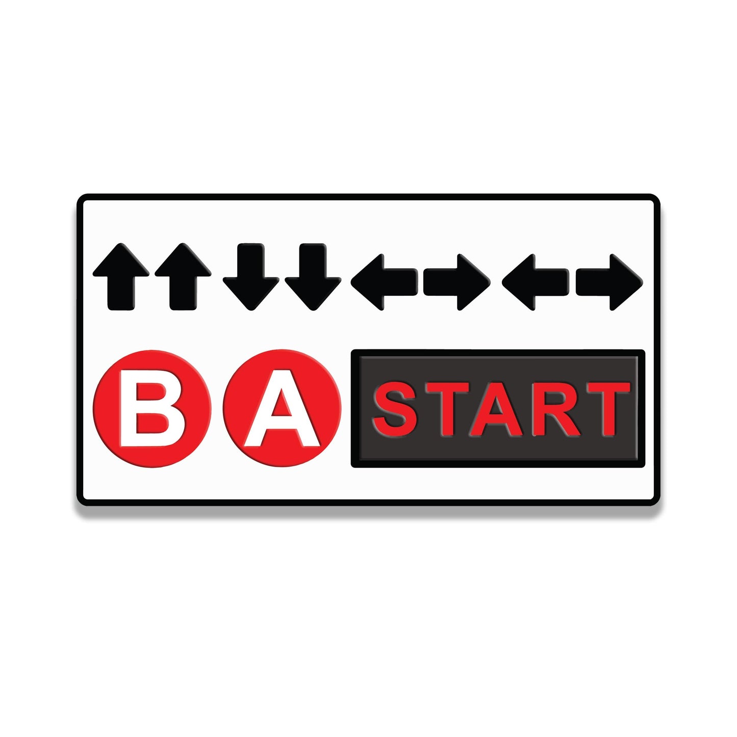 Video Game Extra Life Cheat Code Vinyl Sticker, Retro Video Game Sticker laptop, car or water bottle, luggage tag, travel gift