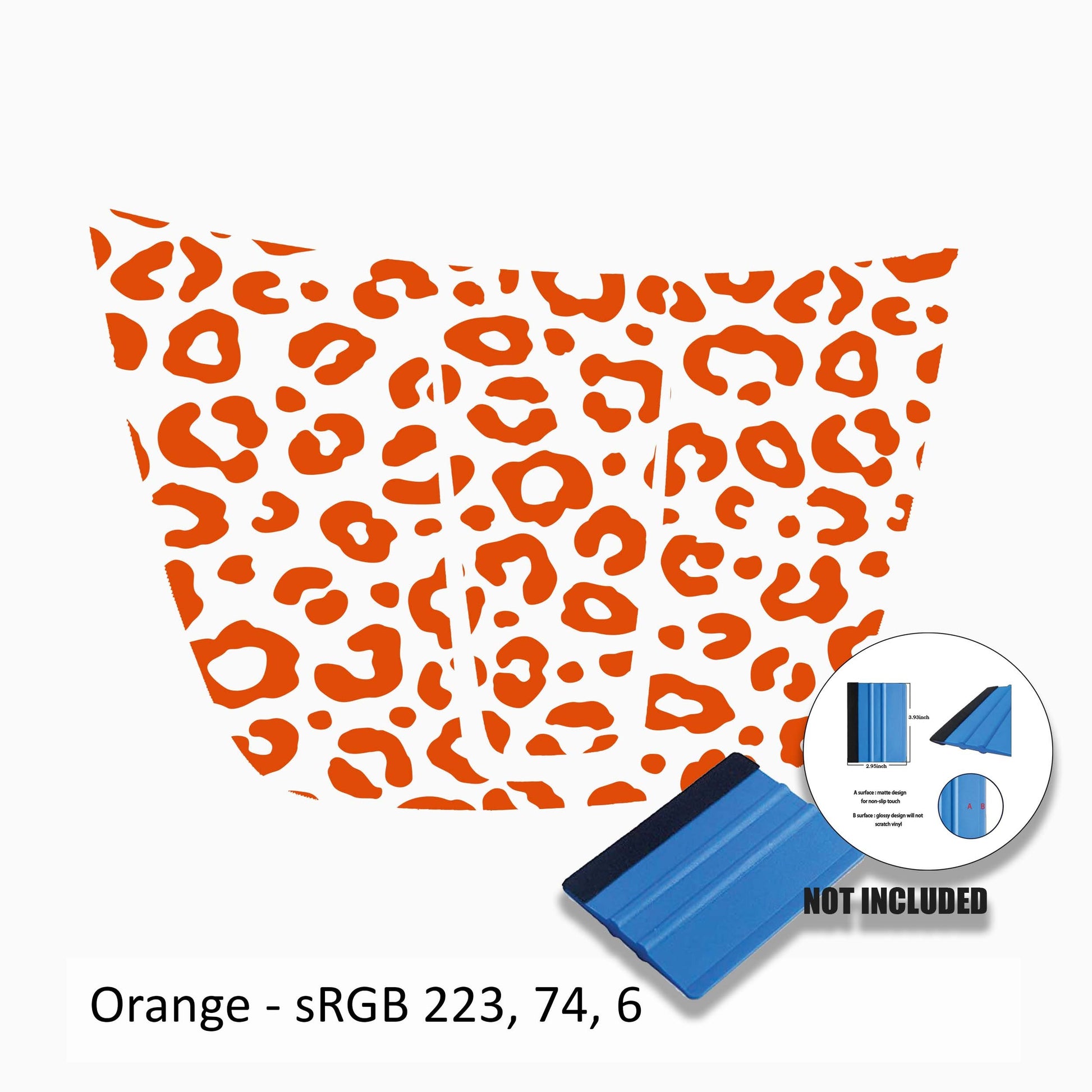 WK Leopard Print Vinyl Hood Graphic - Fits 2011-2022 Jeep Grand Cherokee WK2