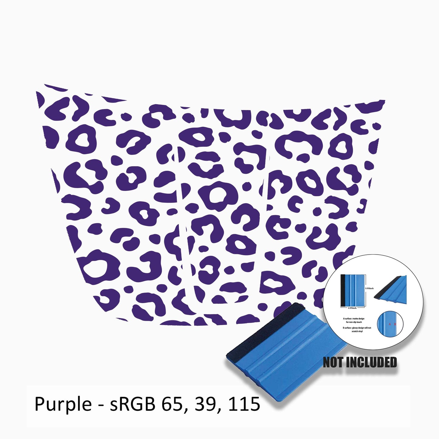 WK Leopard Print Vinyl Hood Graphic - Fits 2011-2022 Jeep Grand Cherokee WK2