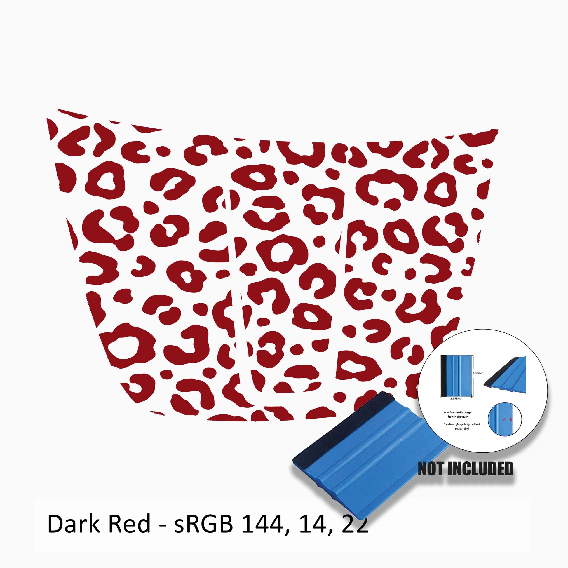 WK Leopard Print Vinyl Hood Graphic - Fits 2011-2022 Jeep Grand Cherokee WK2