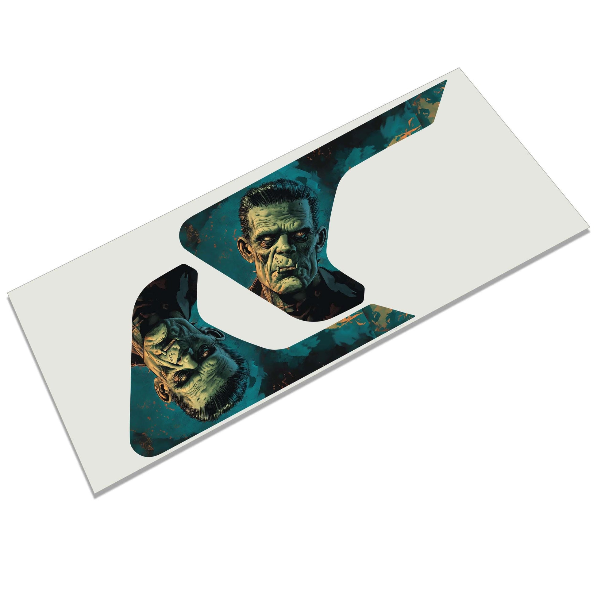 Frankenstein's Monster 2pc Vinyl Fender Decal Set - Fits Jeep Wrangler JL/Jeep Gladiator JT 2018+