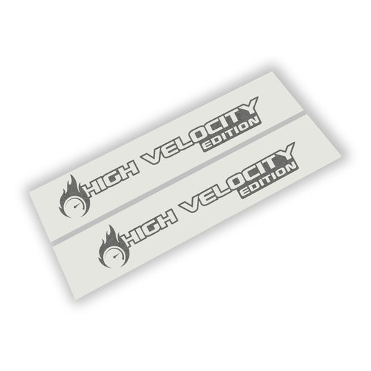 High Velocity Edition Vinyl Transfer Fender Decals, Custom Off-Road Graphics for Jeep Wrangler JL and Gladiator JT, Durable & Unique Design