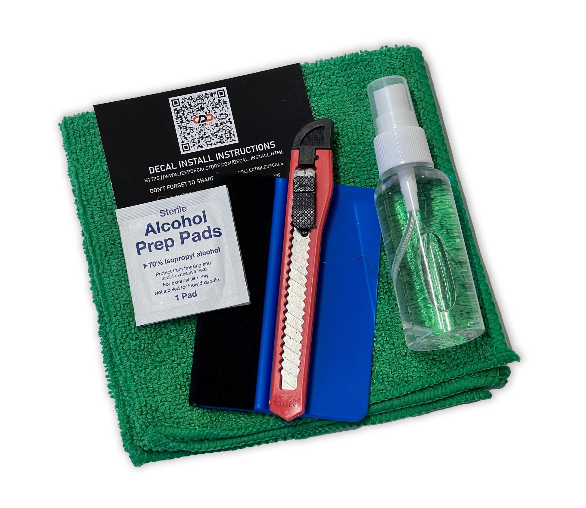 Vinyl Decal Wet Dry Installation Kit DIY Vinyl Sign Sticker Applicator Tool for Applying Stickers Wraps Window Graphic Lettering