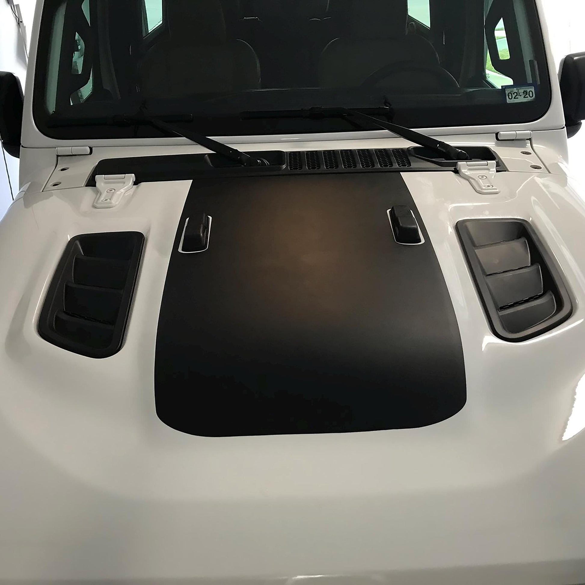 Rubicon Power Dome Hood Vinyl Decal