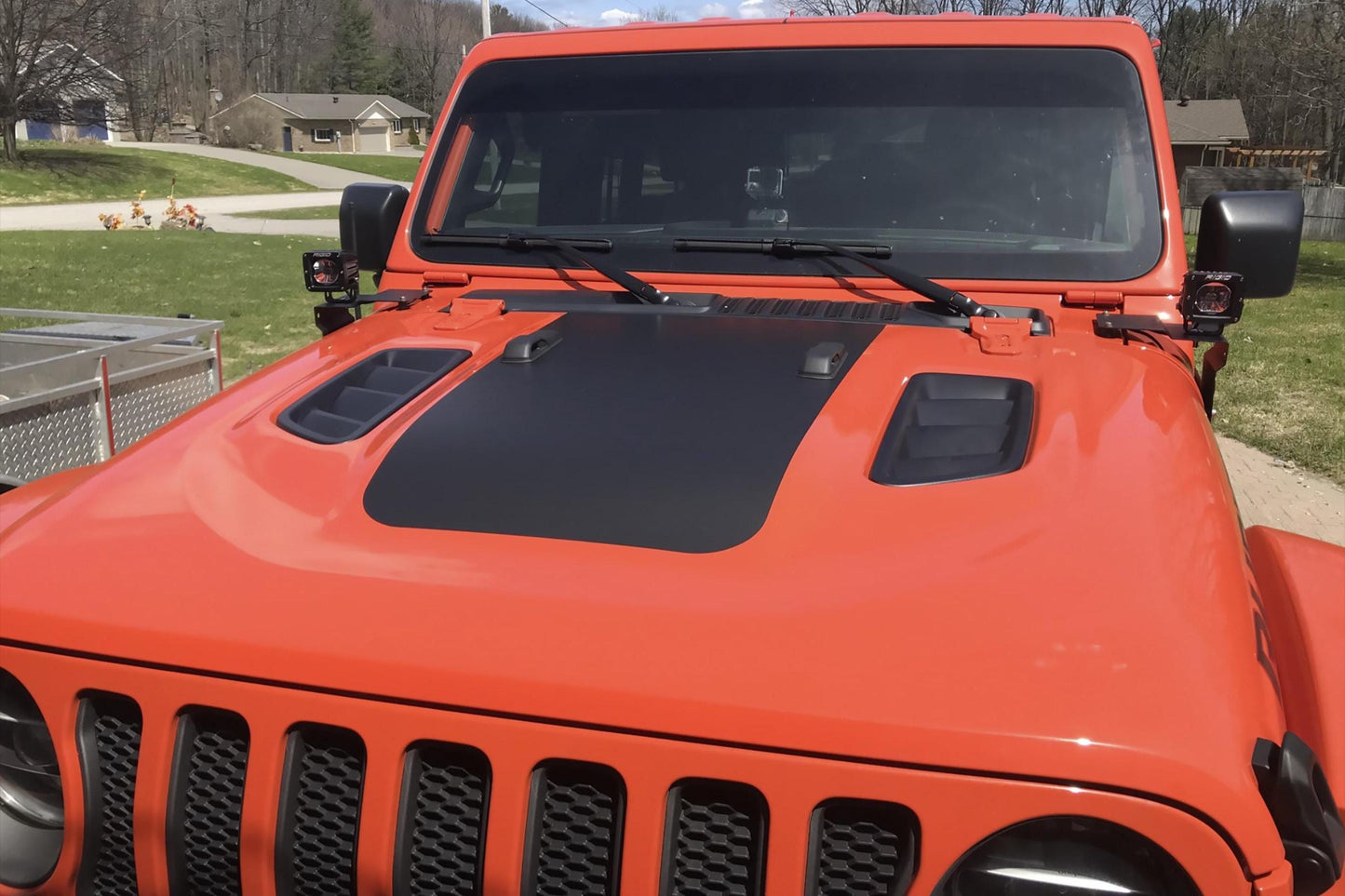 Rubicon Blackout Hood Decal