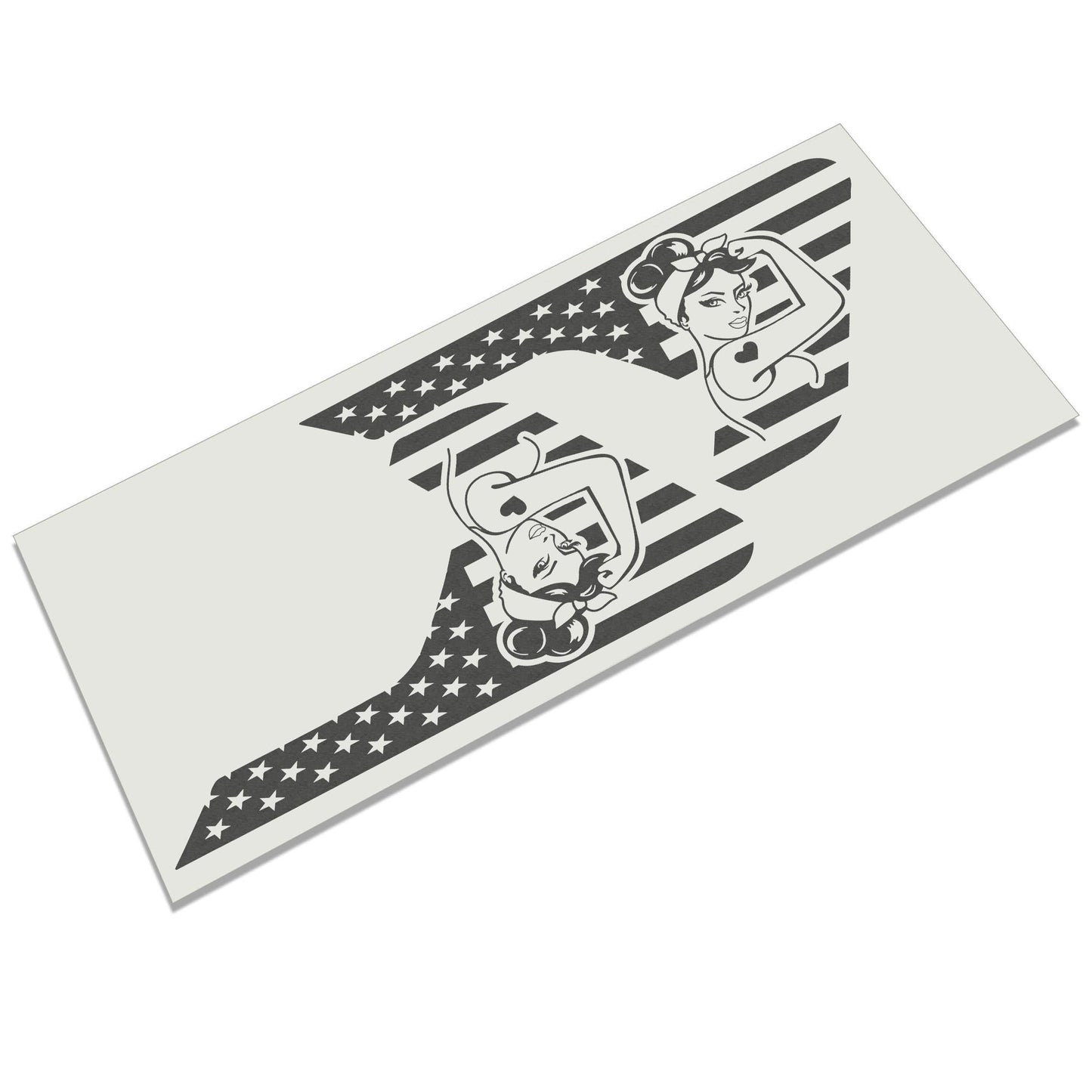 American Revolution Fender Vent Vinyl Decal - Fits Jeep Wrangler JL/Jeep Gladiator JT 2018+
