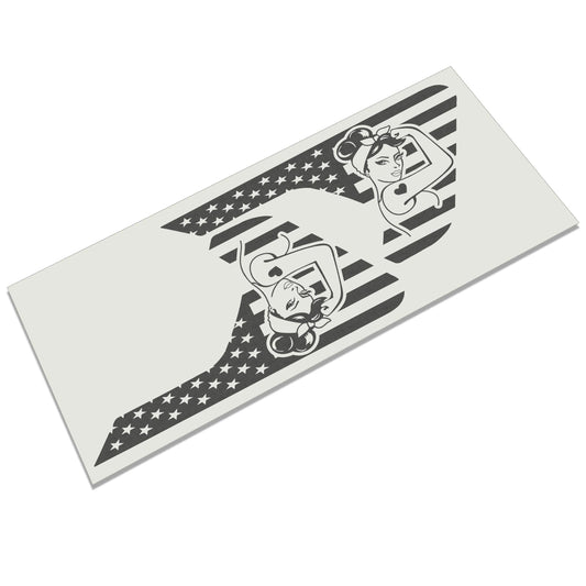 American Revolution Fender Vent Vinyl Decal - Fits Jeep Wrangler JL/Jeep Gladiator JT 2018+