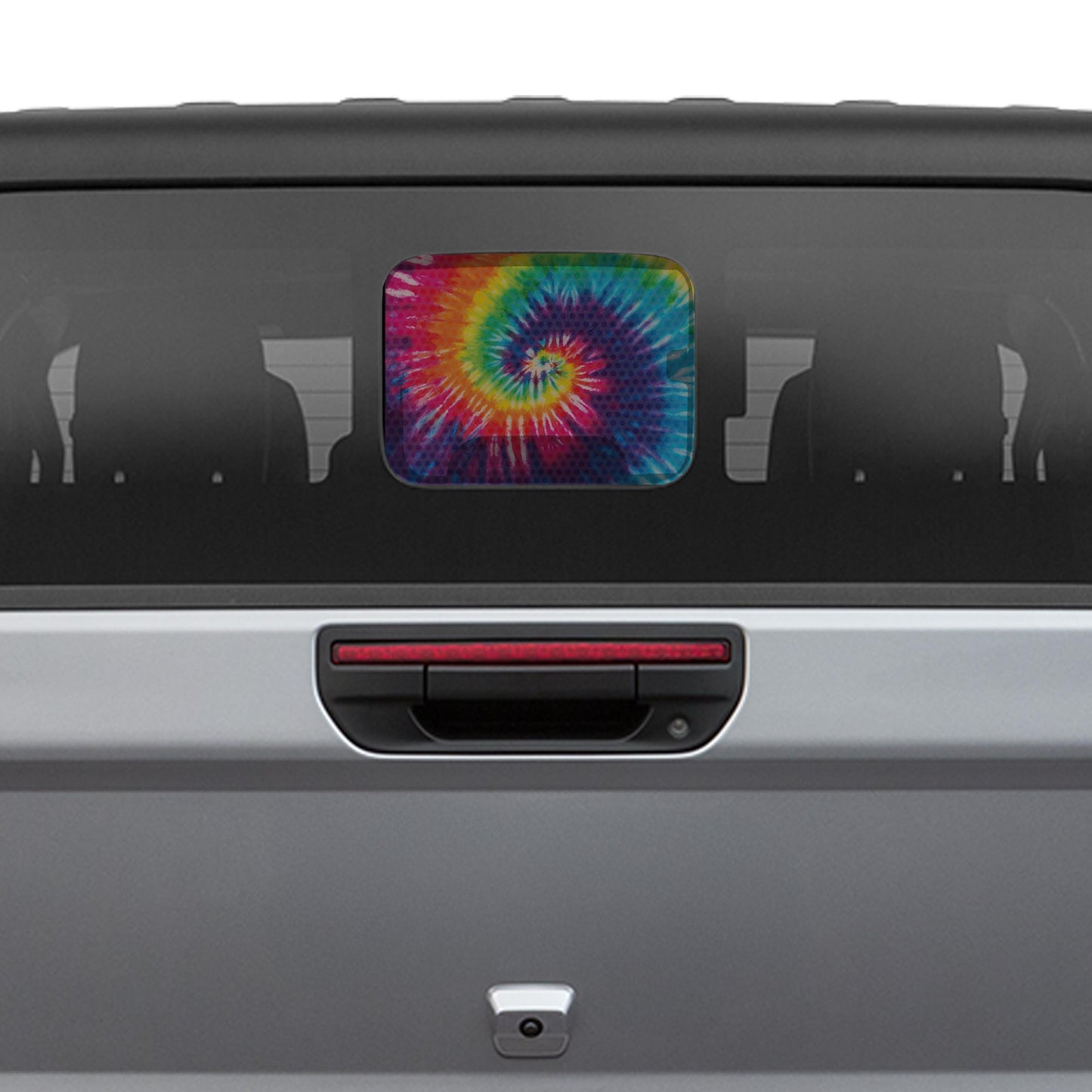 Tye DIe Rear Sliding Window Printed See Through Decal Fits Jeep Gladiator (2020-2025)