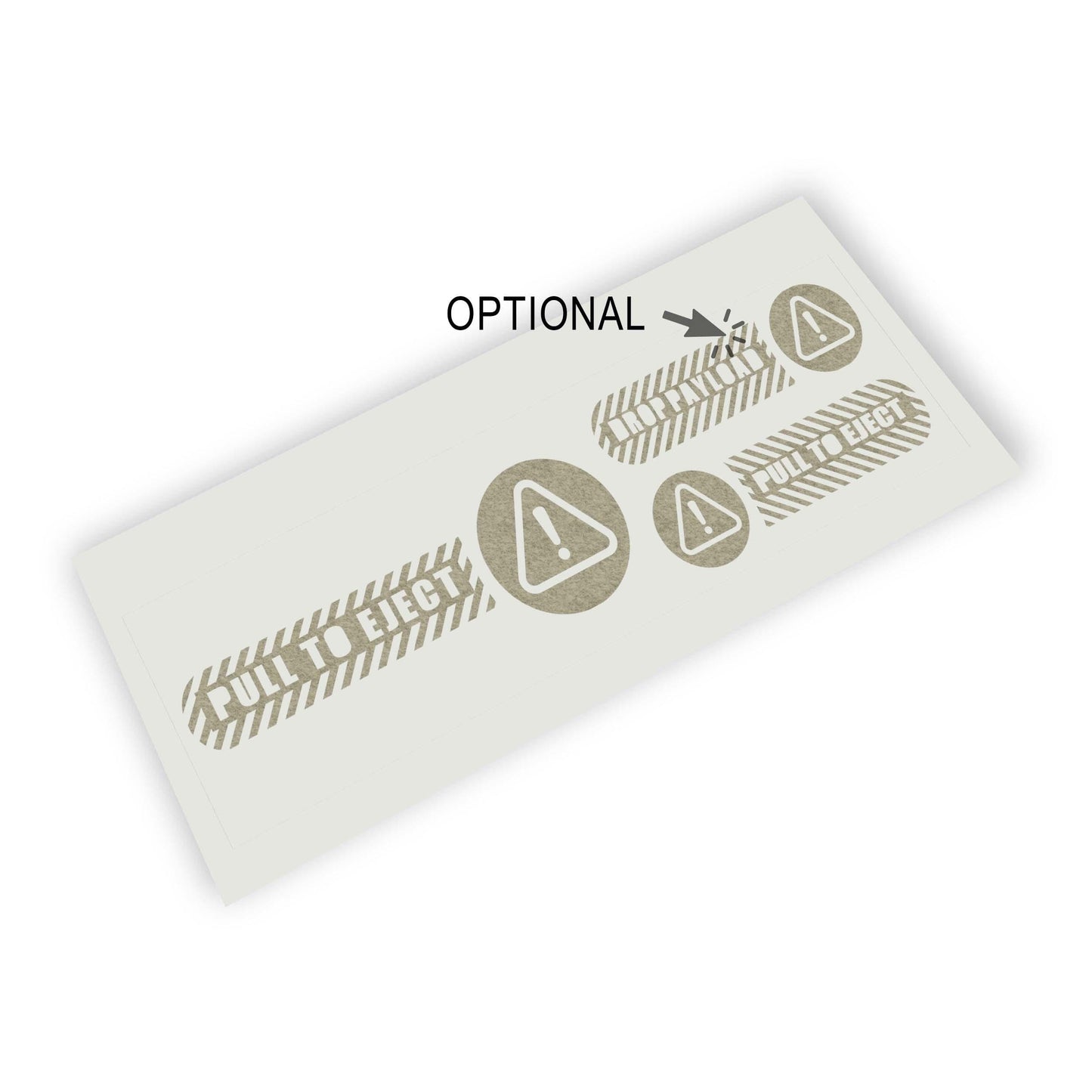 Pull to Eject Decal Kit Driver and Passenger Side Graphics Fits 2007-2018 Jeep Wrangler JK JKU Durable Custom Design
