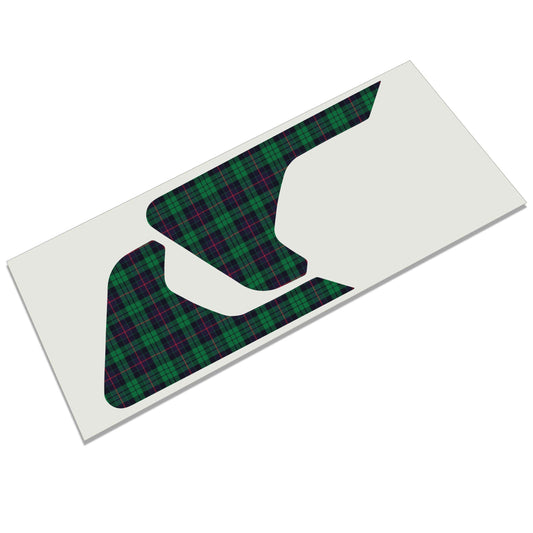 Plaid Pattern Vent Decal Set – Multiple Tartan Styles for Jeep Wrangler JL JLU & Gladiator JT