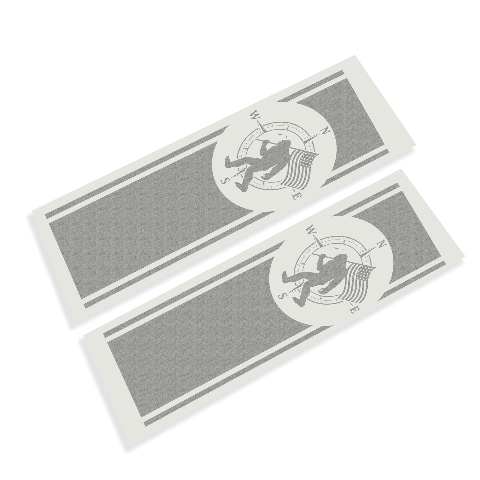 Bigfoot Compass Bedside Graphic Decal Design for Jeep Gladiator JT 2018 and Newer Durable Off-Road Style