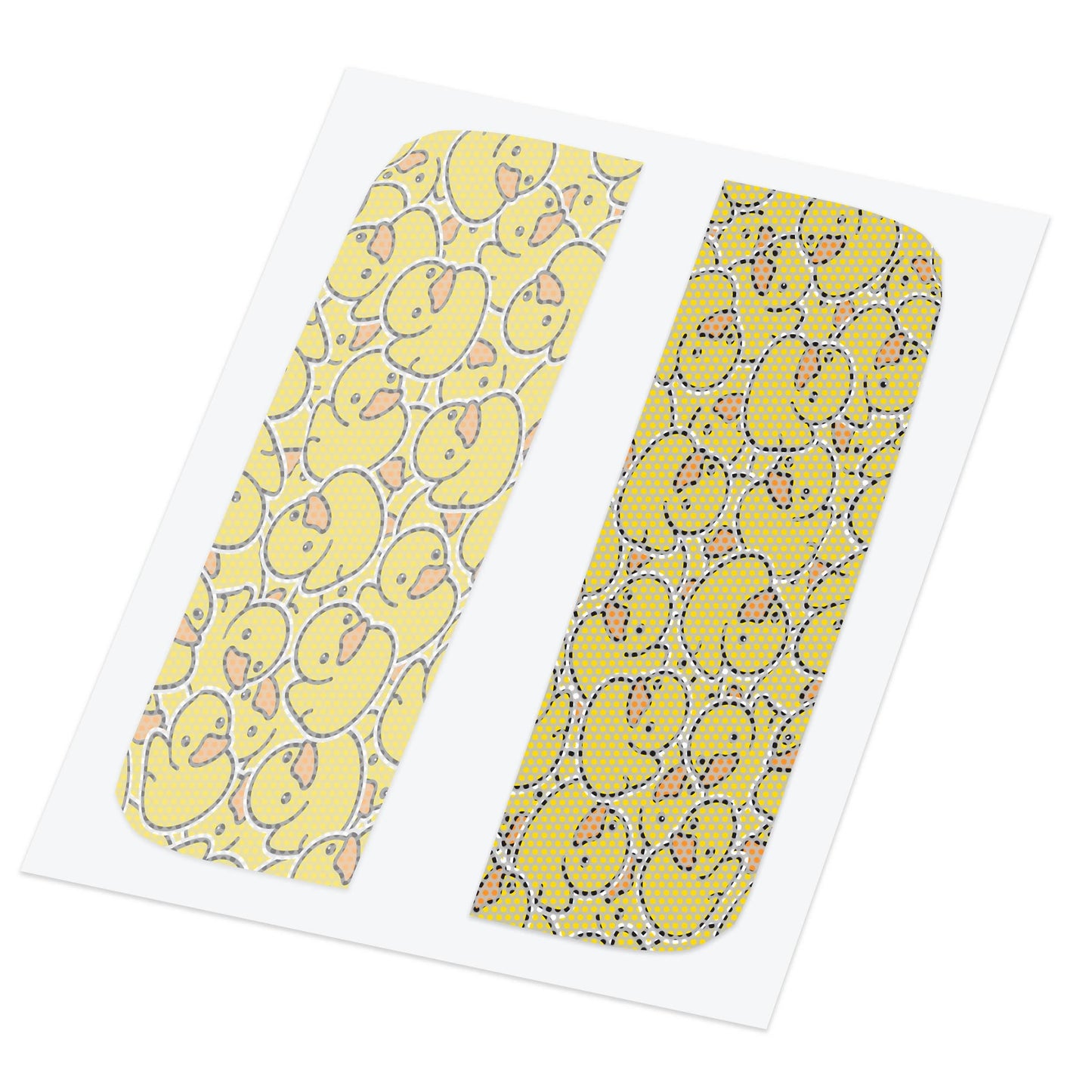 Yellow Rubber Duck Side Printed See Through Window Vinyl Decal Set for Jeep Wrangler JLU and Gladiator JT 2018