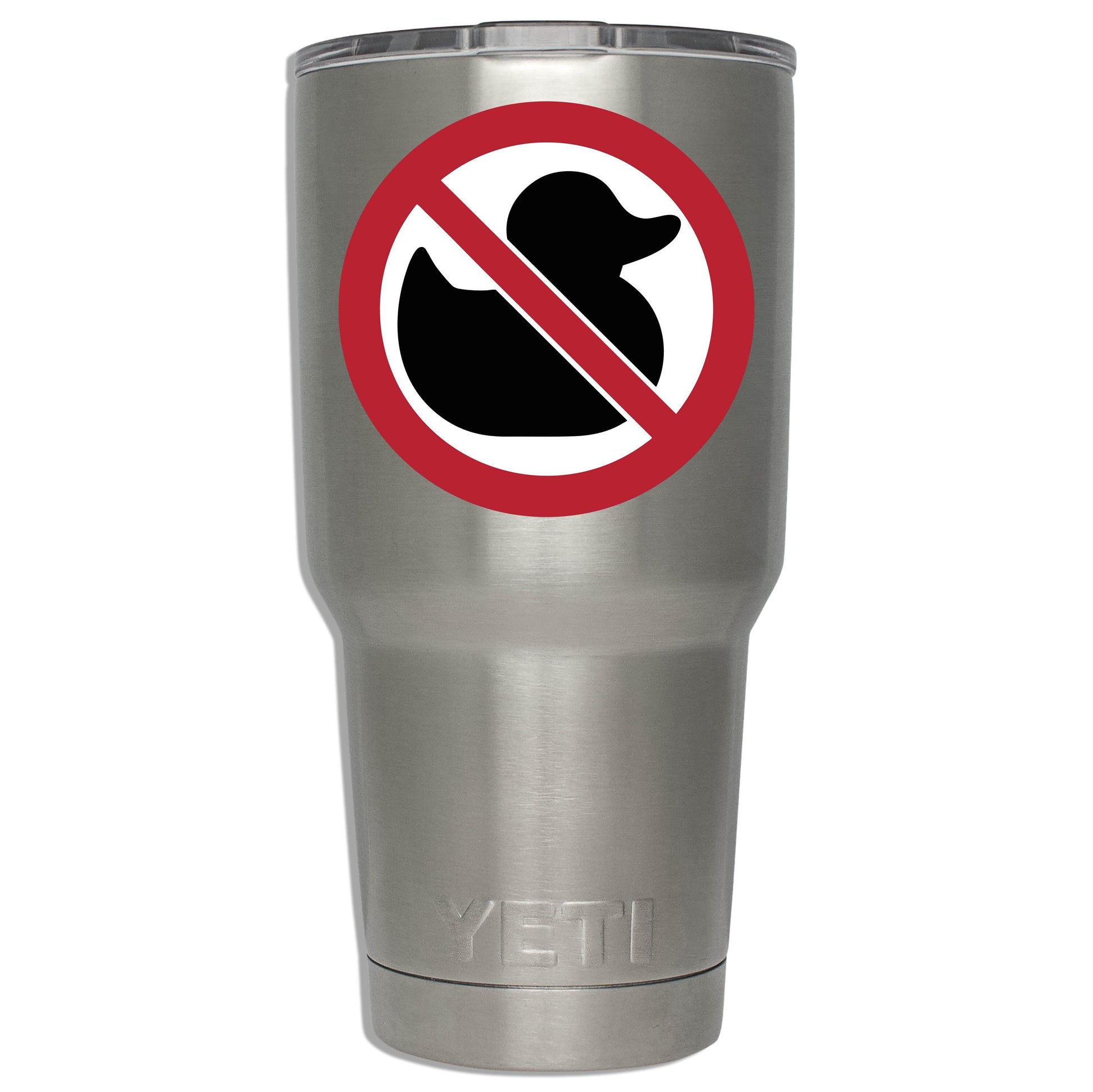 No Ducks Vinyl Sticker Funny Decal Anti Ducking Sticker for Car SUV Laptop Cooler or Toolbox Waterproof Offroad Gift