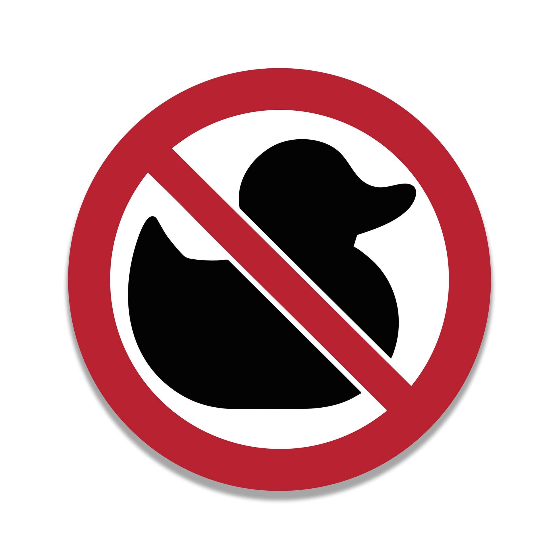 No Ducks Vinyl Sticker Funny Decal Anti Ducking Sticker for Car SUV Laptop Cooler or Toolbox Waterproof Offroad Gift