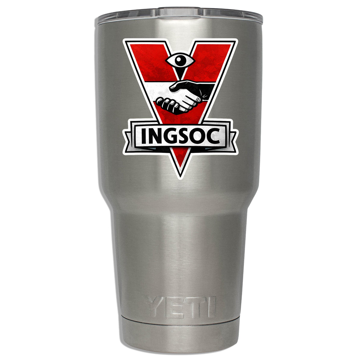Orwell 1984 Ingsoc Vinyl Decal Funny Political Sticker Dystopian Bumper Decal Free Speech Anti Tyranny Orwellian Gift