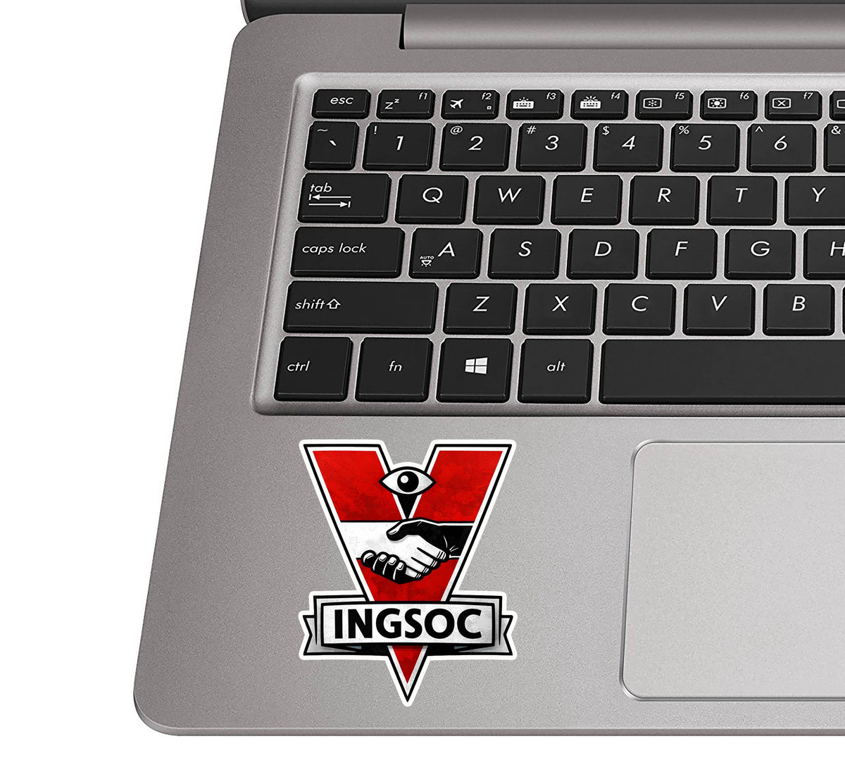 Orwell 1984 Ingsoc Vinyl Decal Funny Political Sticker Dystopian Bumper Decal Free Speech Anti Tyranny Orwellian Gift