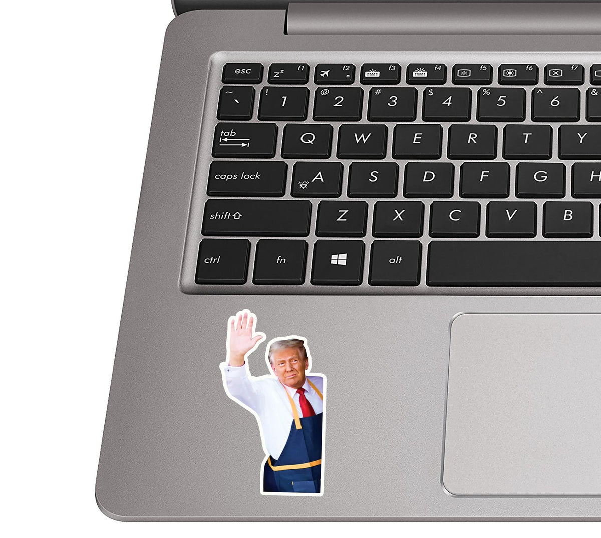 Funny Trump Fry Cook Vinyl Sticker Political Humor Waterproof Decal