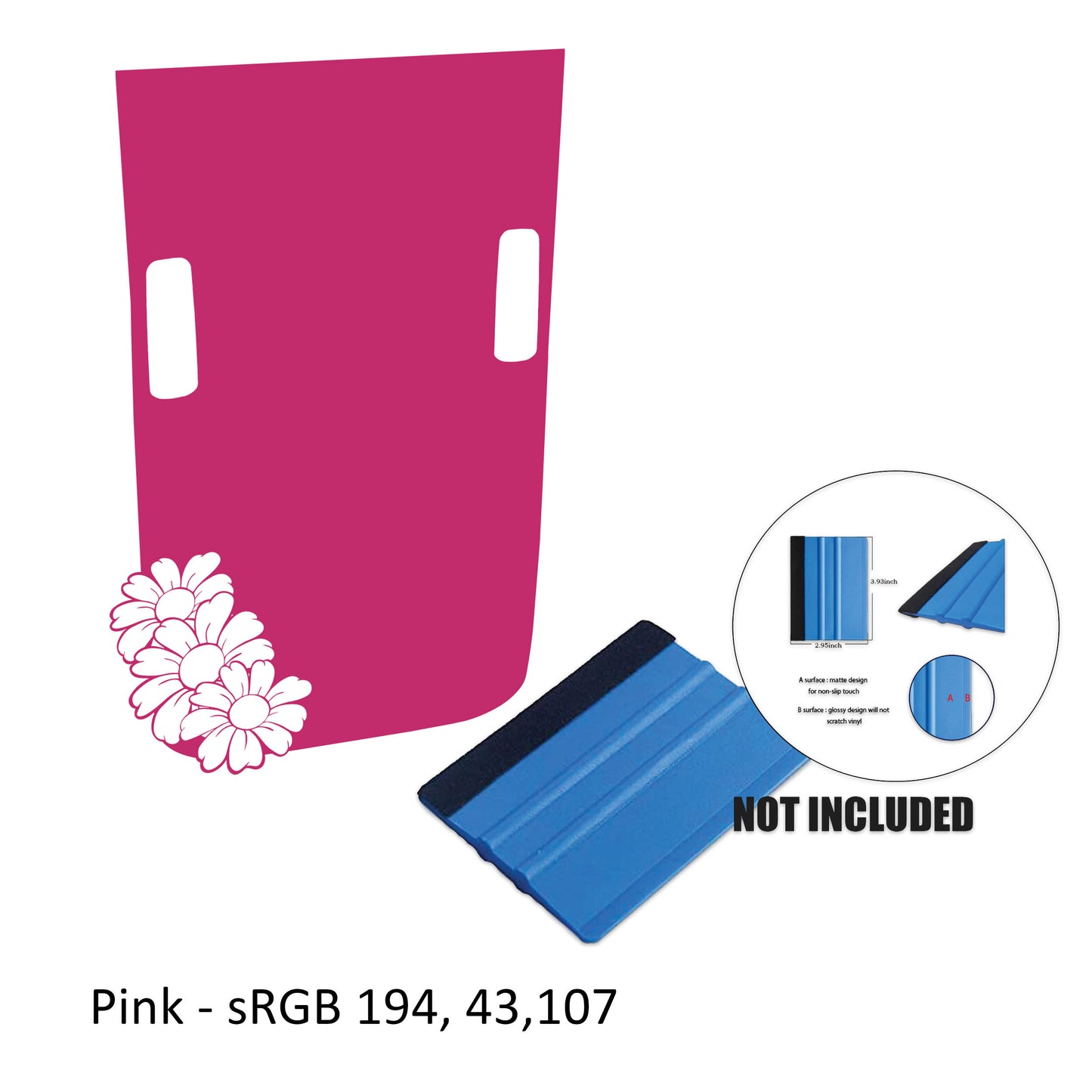 Daisy Flower Power-Dome Blackout Vinyl Hood Decal - Fits 2018+ Jeep Wrangler JL/Jeep Gladiator JT Rubicon Models