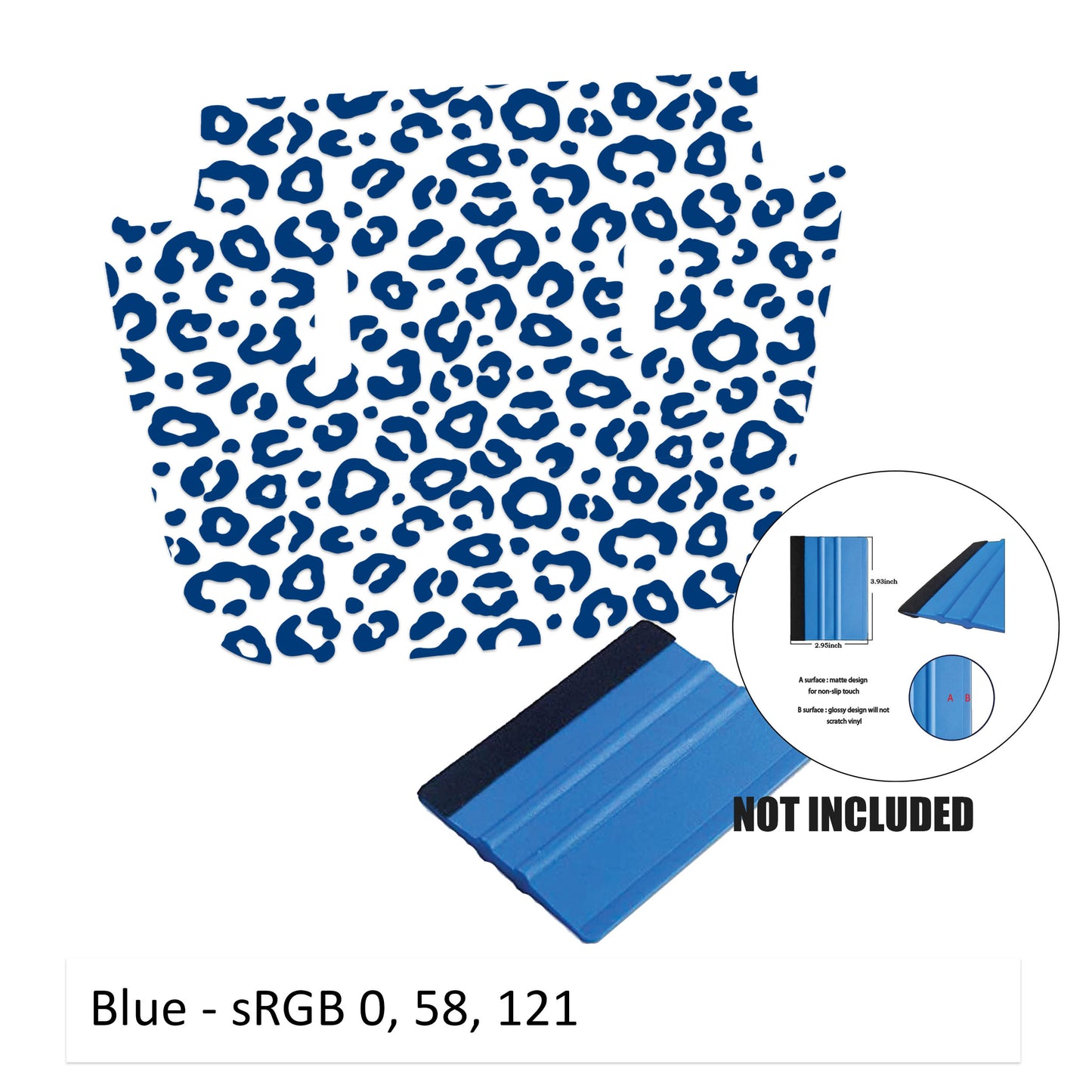 Leopard Print Blackout Hood Vinyl Decal Graphic  - Fits for 2018+ JL/JT Sport/Sahara/Overland/Willys Hoods