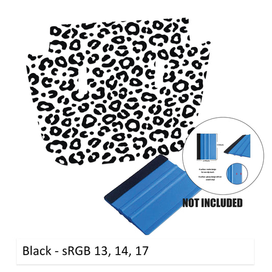 Leopard Print Blackout Hood Vinyl Decal Graphic  - Fits for 2018+ JL/JT Sport/Sahara/Overland/Willys Hoods