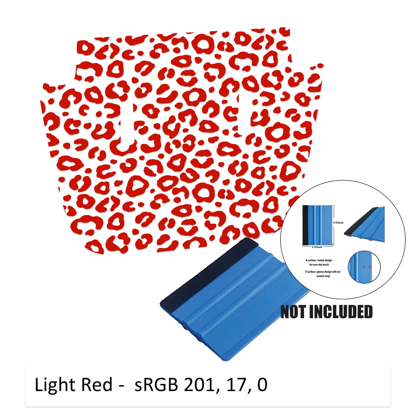 Leopard Print Blackout Hood Vinyl Decal Graphic  - Fits for 2018+ JL/JT Sport/Sahara/Overland/Willys Hoods