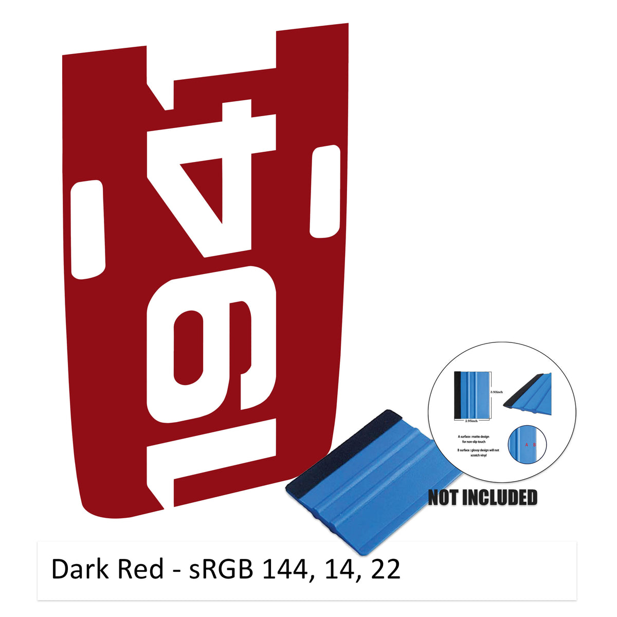 1941 Power-Dome Blackout Hood Decal - Fits 2018+ Jeep Wrangler& Gladiator Rubicon Hoods