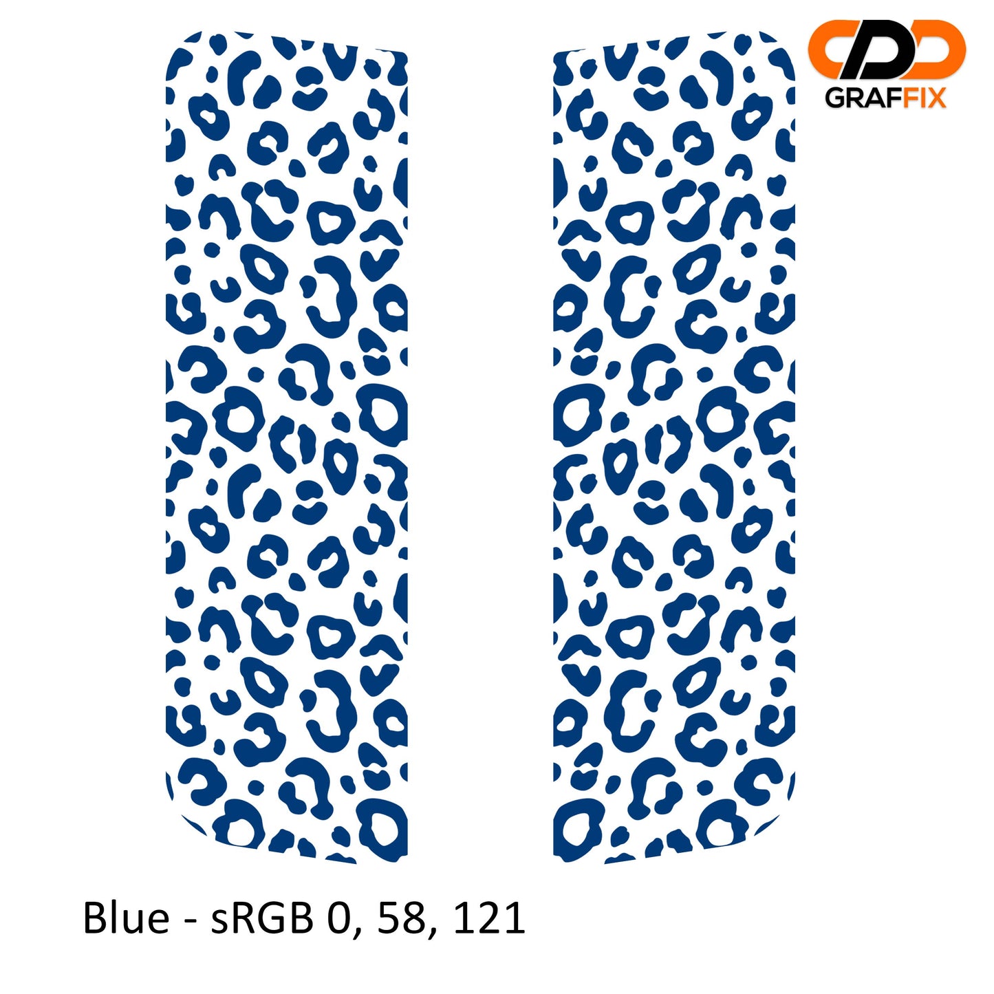 Leopard Print Pattern Side Window Vinyl Decal Set - Fits Jeep Wrangler JKU 2007 - 2018