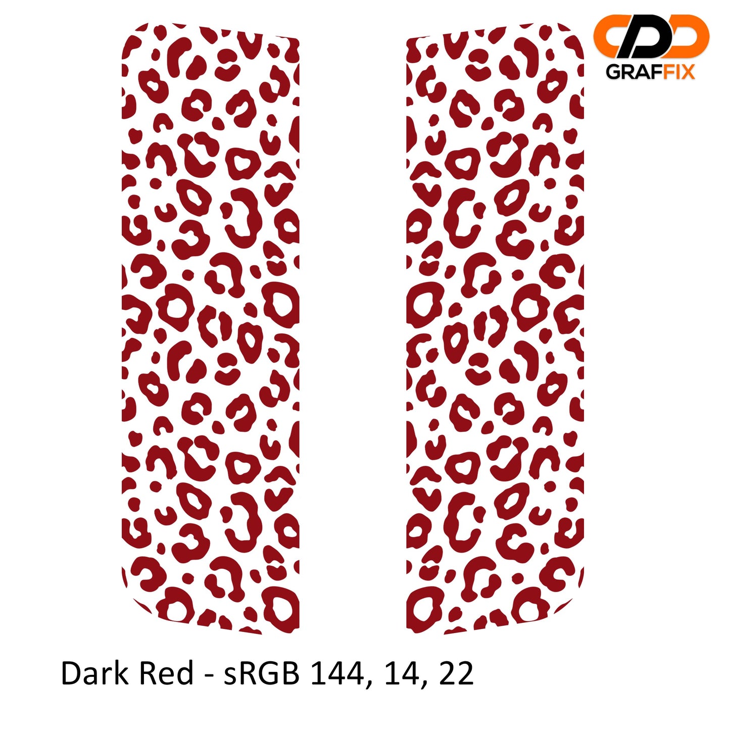 Leopard Print Pattern Side Window Vinyl Decal Set - Fits Jeep Wrangler JKU 2007 - 2018