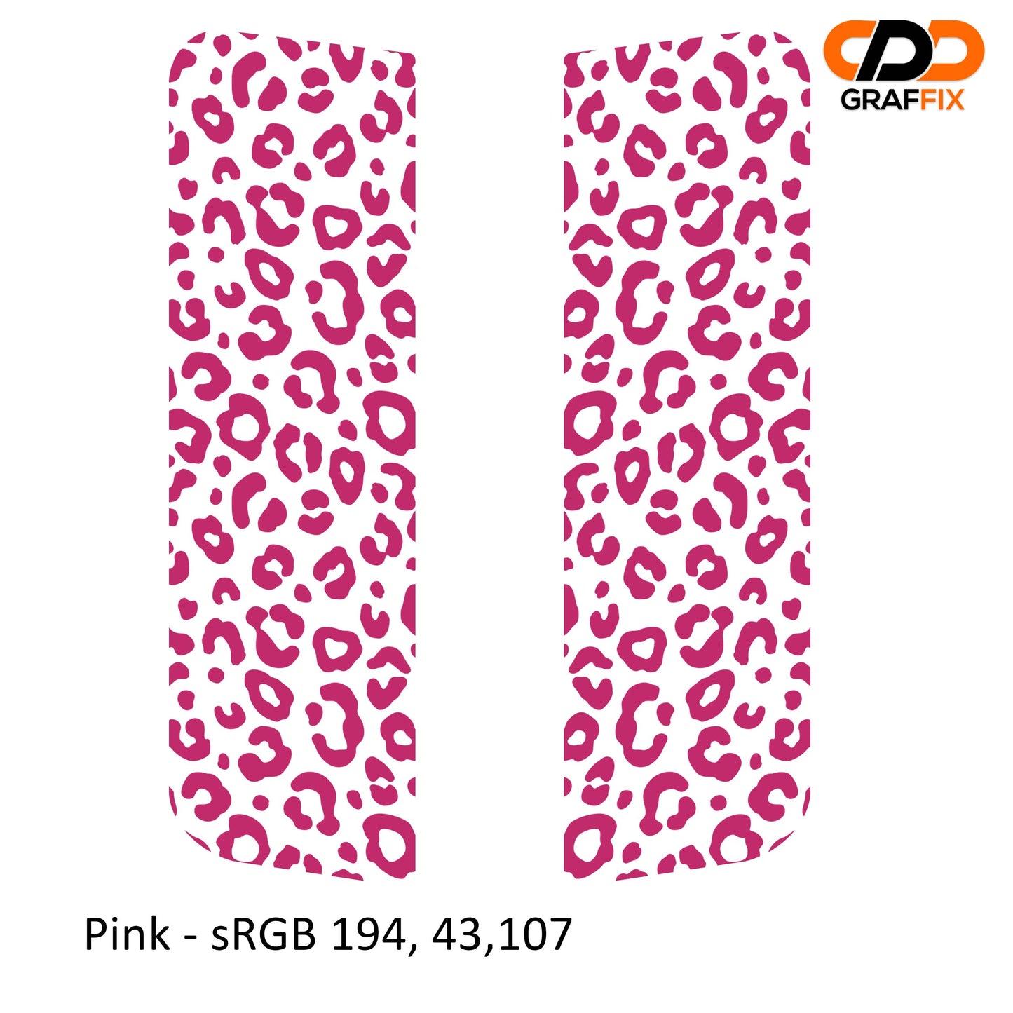 Leopard Print Pattern Side Window Vinyl Decal Set - Fits Jeep Wrangler JKU 2007 - 2018