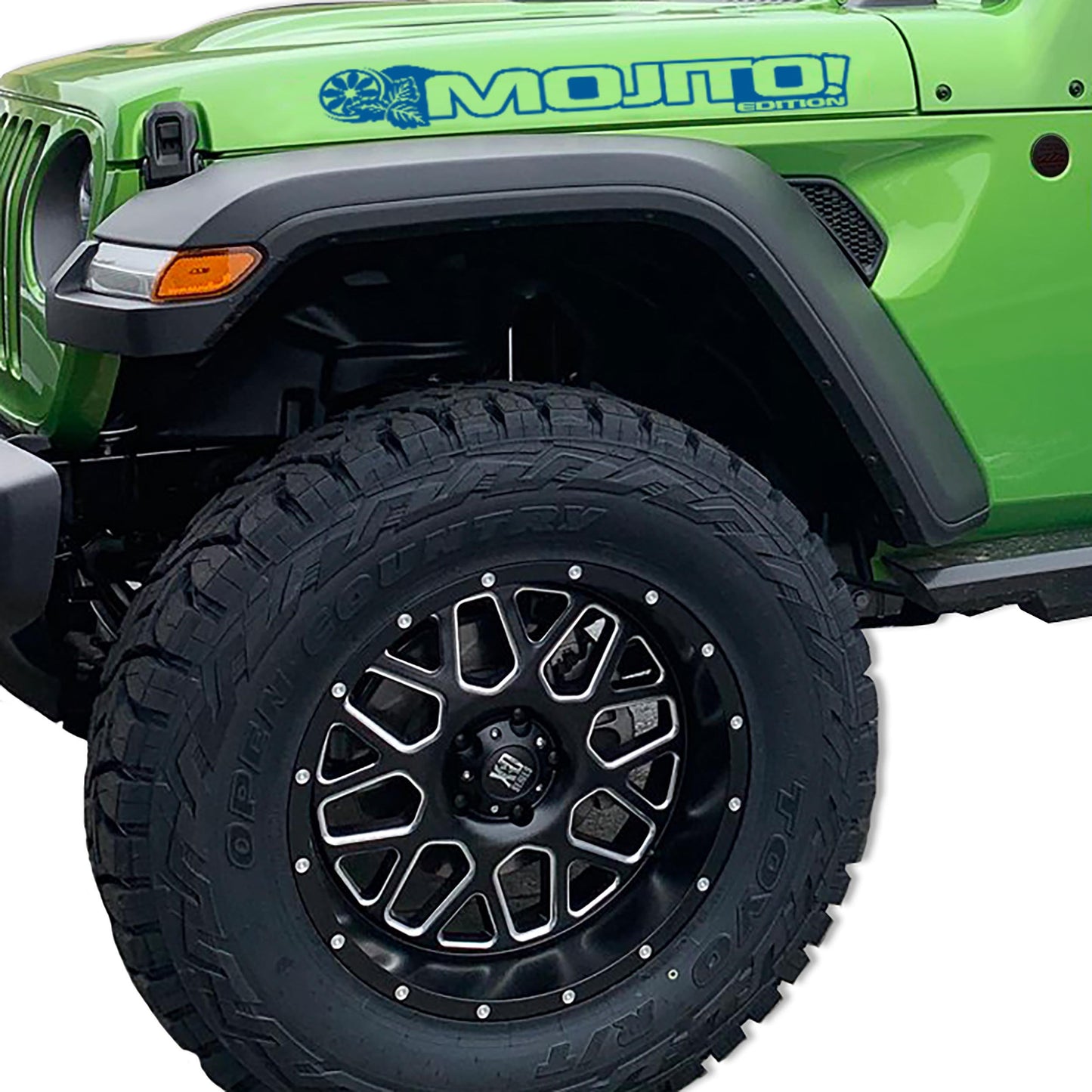 Mojito Edition Hood Decal Set (Pair)