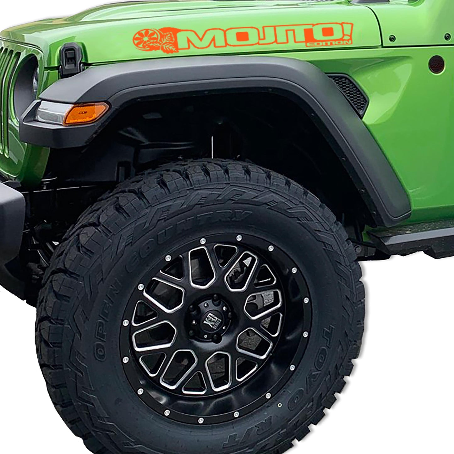 Mojito Edition Hood Decal Set (Pair)