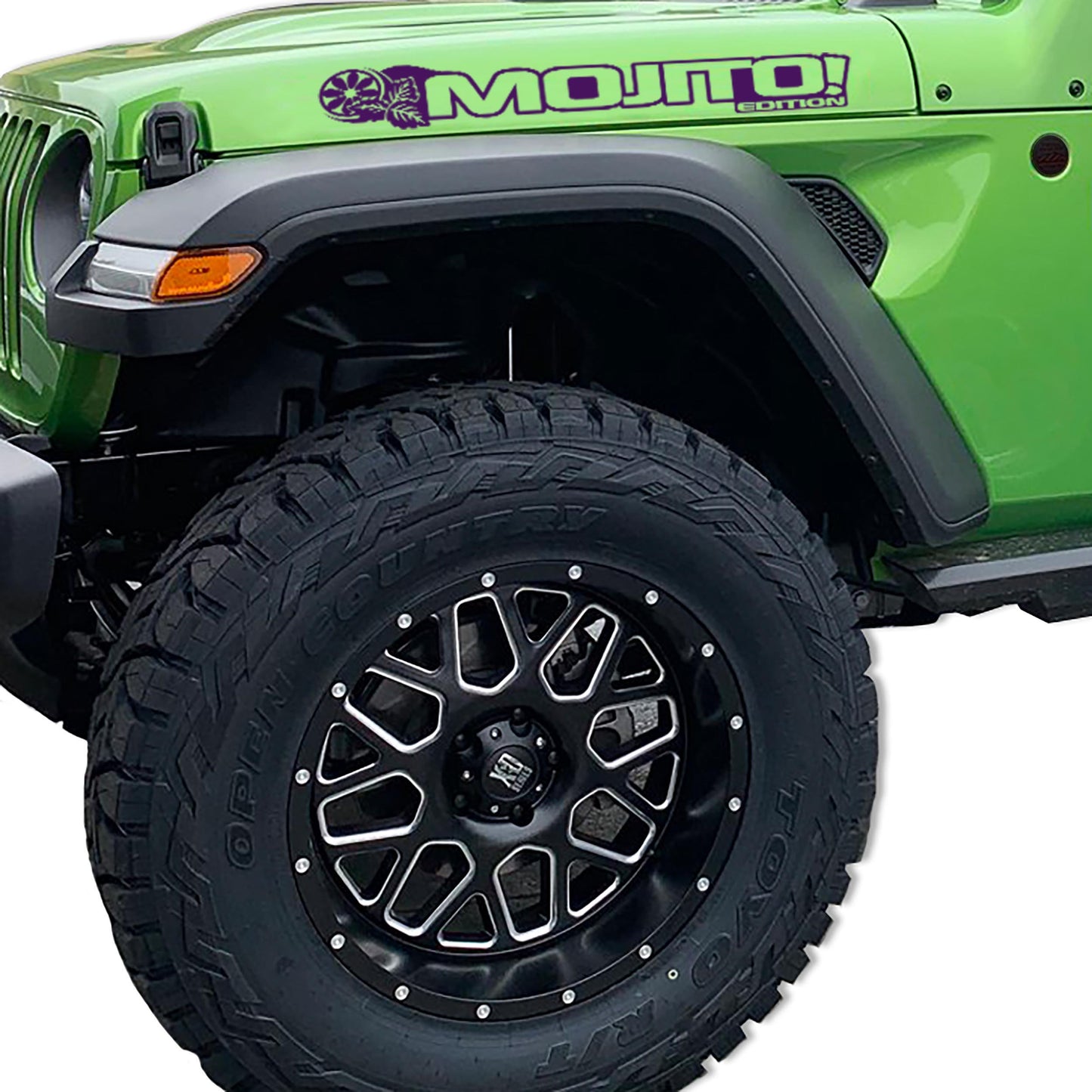 Mojito Edition Hood Decal Set (Pair)