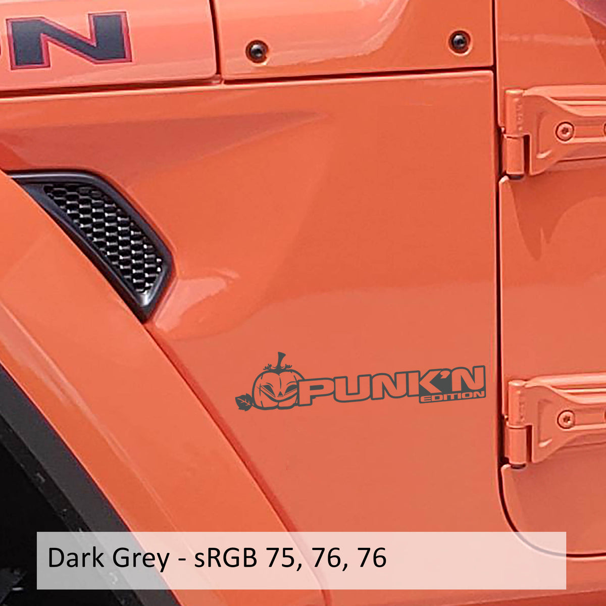 Punk'n Edition Decal (Pair) Fender Decals For Wrangler/Gladiator - JL/JT