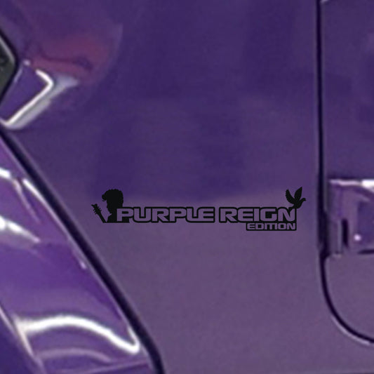 Purple Reign Edition Decal (Pair) - Fender Decals For Wrangler/Gladiator JL/JT