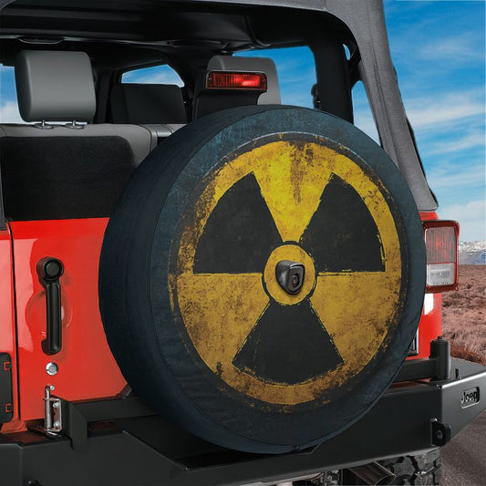 Fall Out Shelter Spare Tire Cover With Backup Camera Hole Option