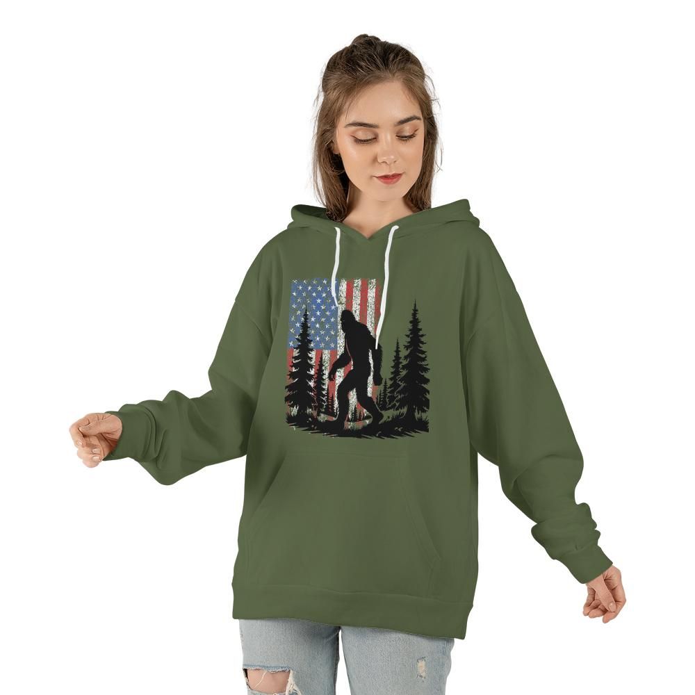 Big Foot Across America Hoodie - Cozy Mystery & Adventure