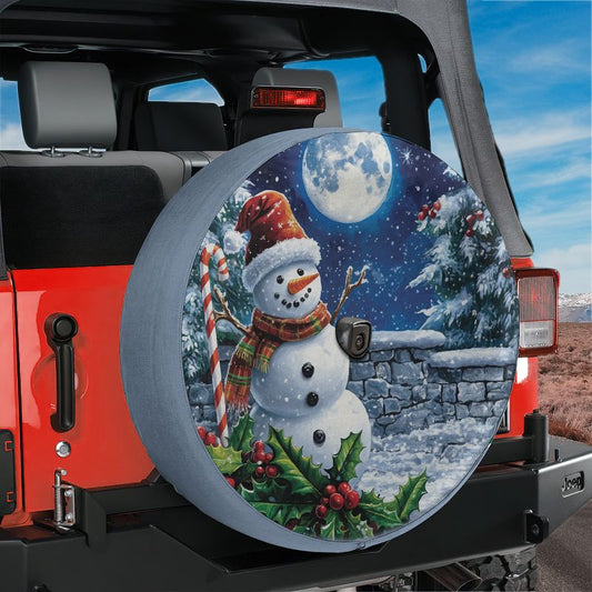 Frosty’s Midnight Cheer Spare Tire Cover With Backup Camera Hole