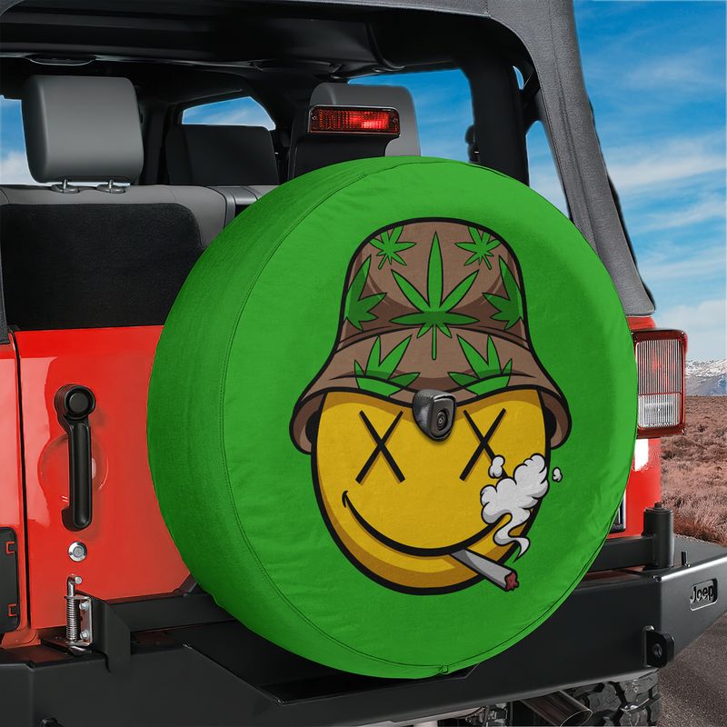 High Times Spare Tire Cover With Backup Camera Hole Option