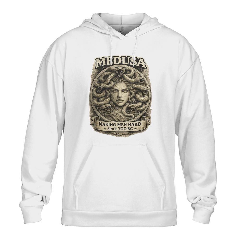 Medusa Making Men Hard Since 700BC Gildan 18500 Unisex Hoodie