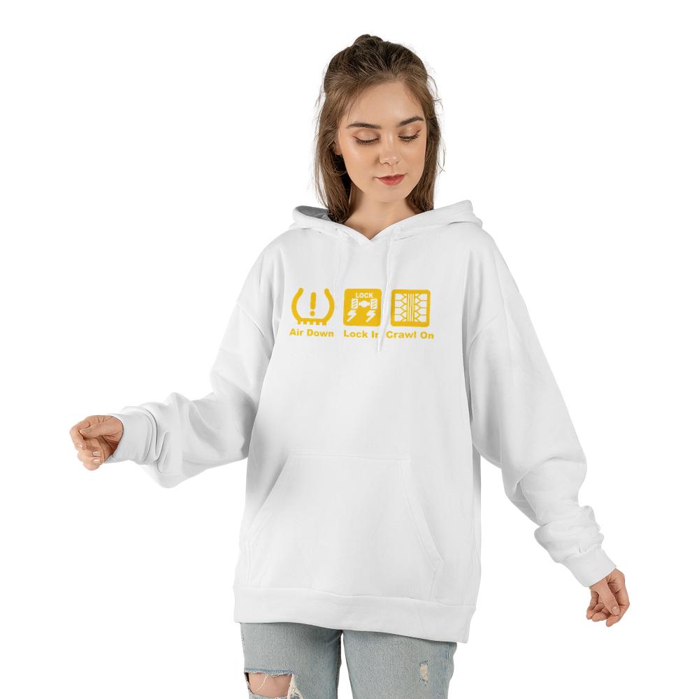 Air Down Lock In Crawl Hoodie | Off-Road Adventure Sweatshirt
