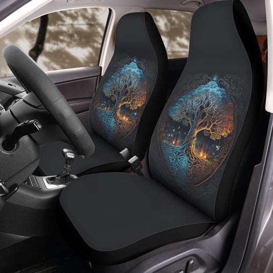 Norse Mythology Yggdrasil Tree of Life Front Car Seat Cover