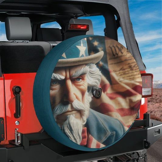 Constitution Keeper Spare Tire Cover With Backup Camera Hole