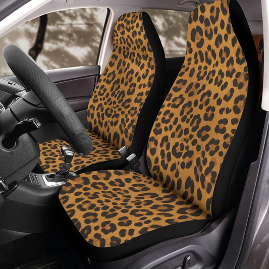 Leopard Pattern Print Front Car Seat Cover