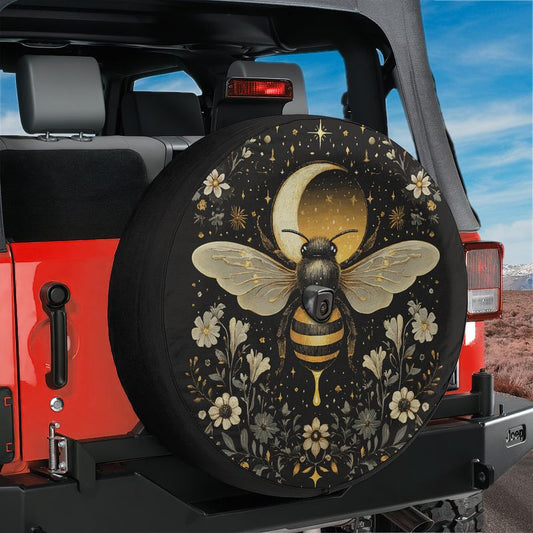 Celestial Buzz Spare Tire Cover With Backup Camera Hole Option