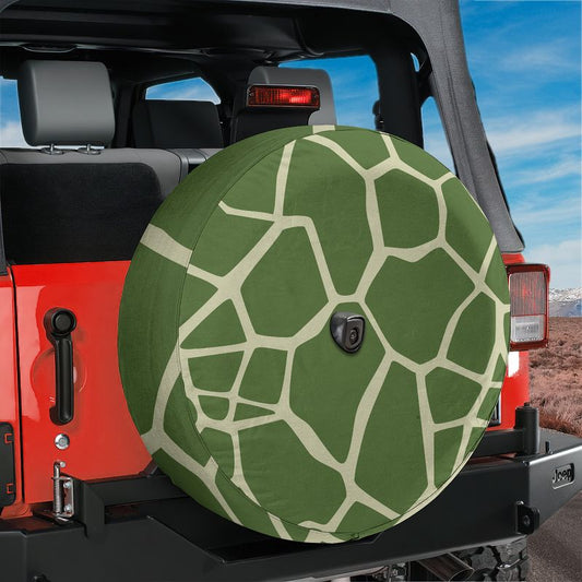 Turtle Trek Spare Tire Cover With Backup Camera Hole Option