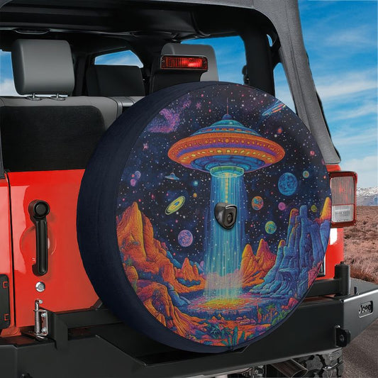 Starport Odyssey Spare Tire Cover With Backup Camera Hole Option