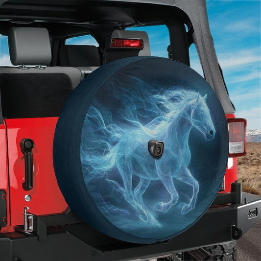 Phantom Mustang Spare Tire Cover With Backup Camera Hole Option