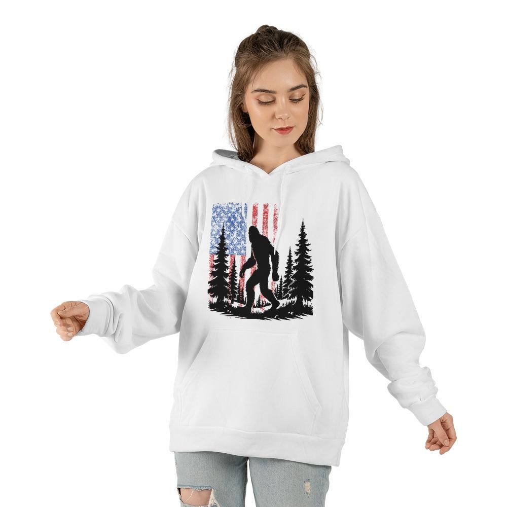 Big Foot Across America Hoodie - Cozy Mystery & Adventure